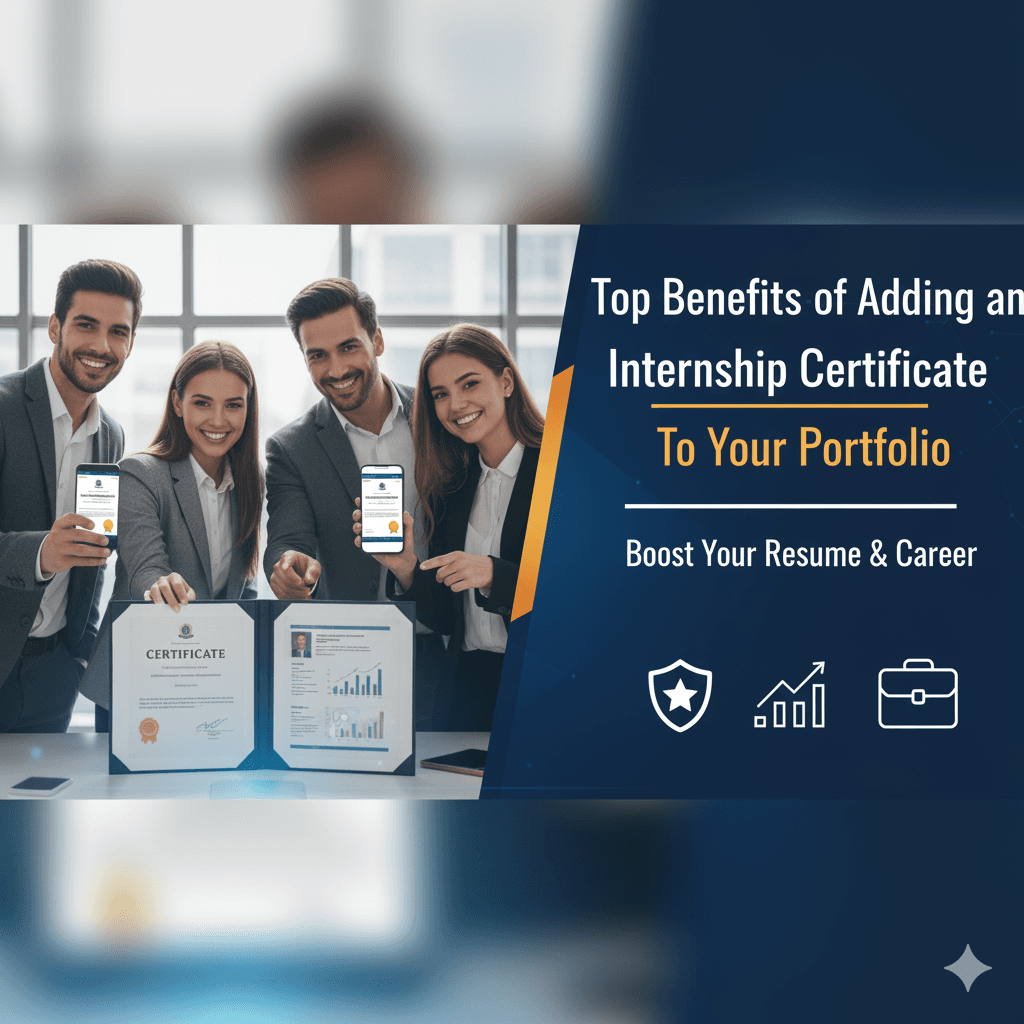 Top Benefits of Adding an Internship Certificate to Your Portfolio